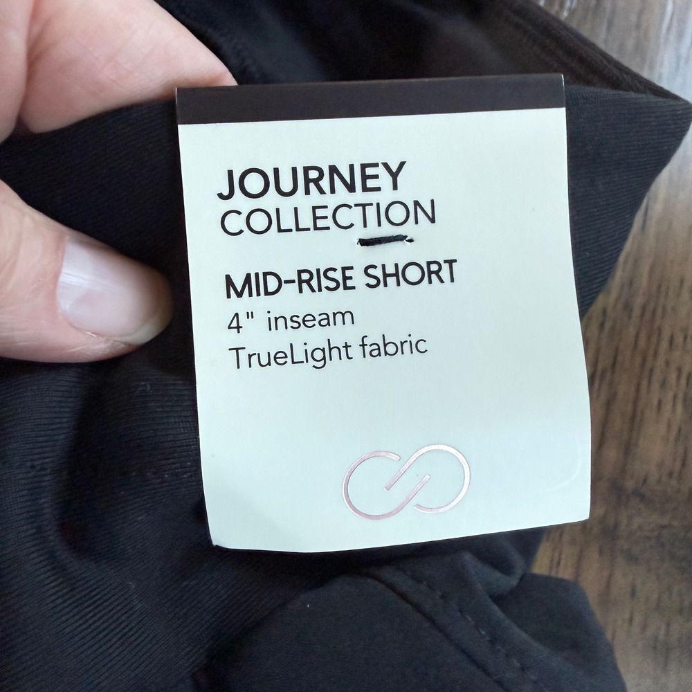 CALIA Journey Collection Mid Rise 4 Inch Inseam‎ Shorts Black Size S - Picture 5 of 6